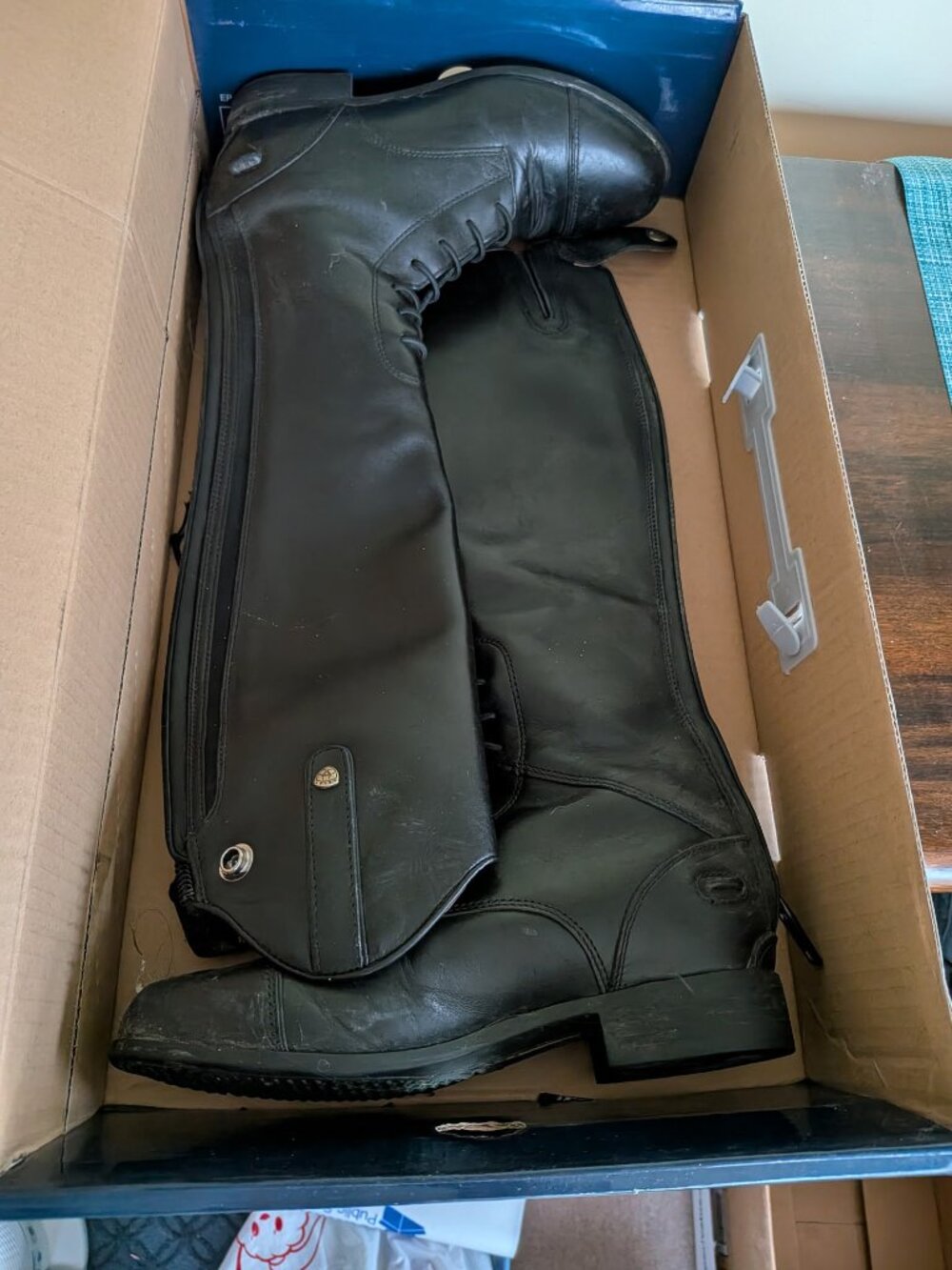 Ariat Kid's Heritage Contour Field Zip Size 3 Boots
